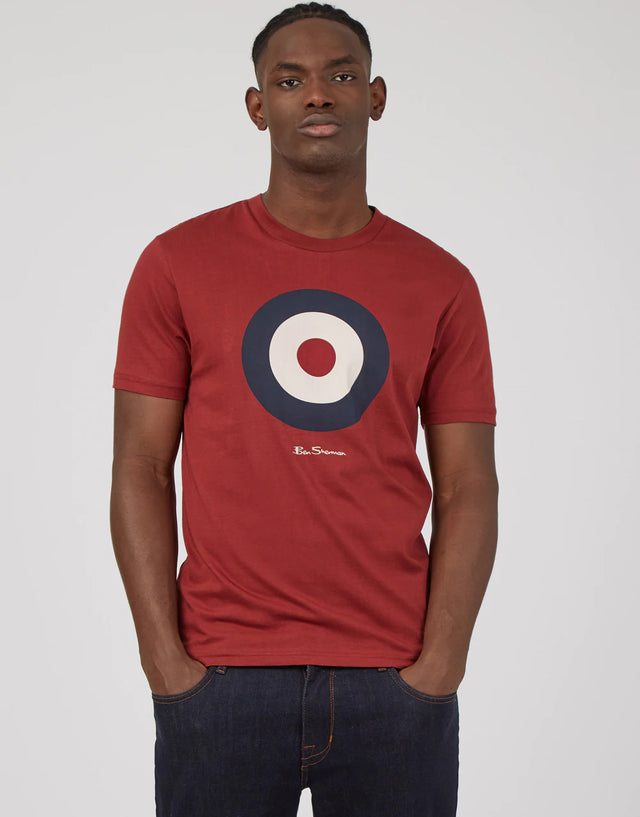 Ben Sherman Signature Target Claret T-Shirt