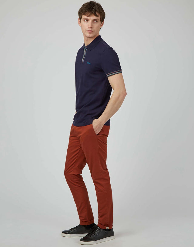 Ben Sherman Placket Interest Marine Polo