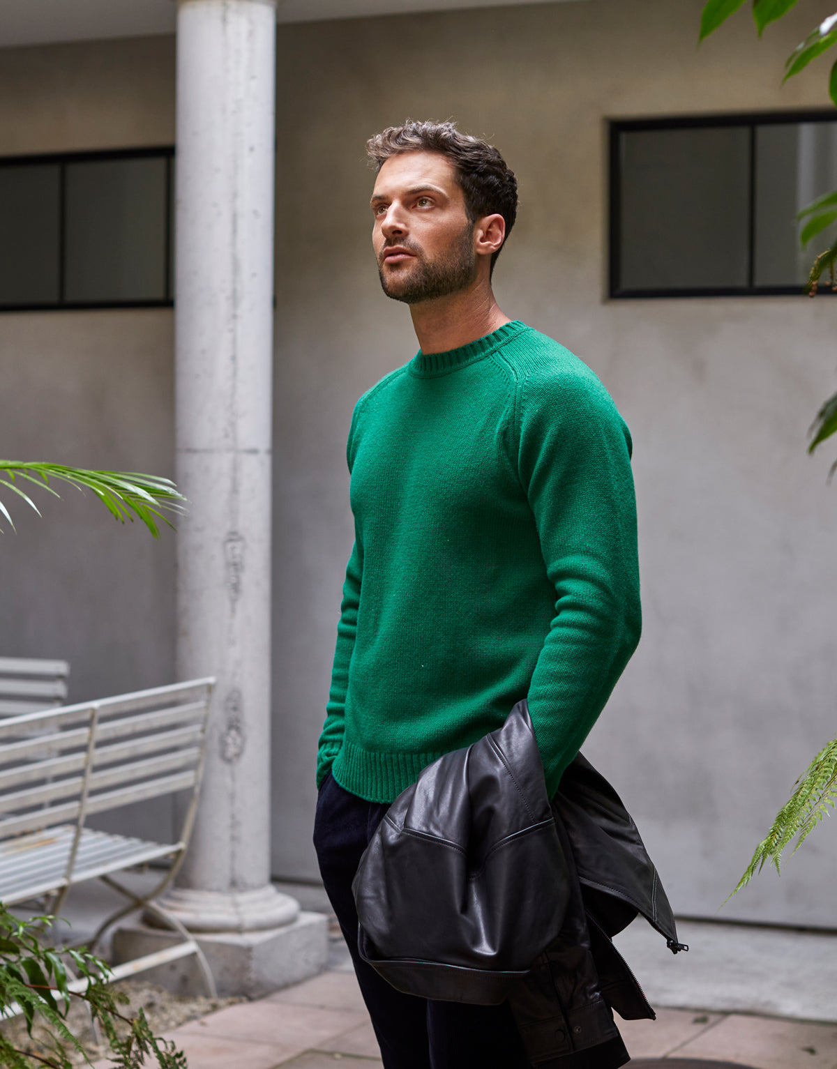 Kaiapoi Green Shetland Sweater