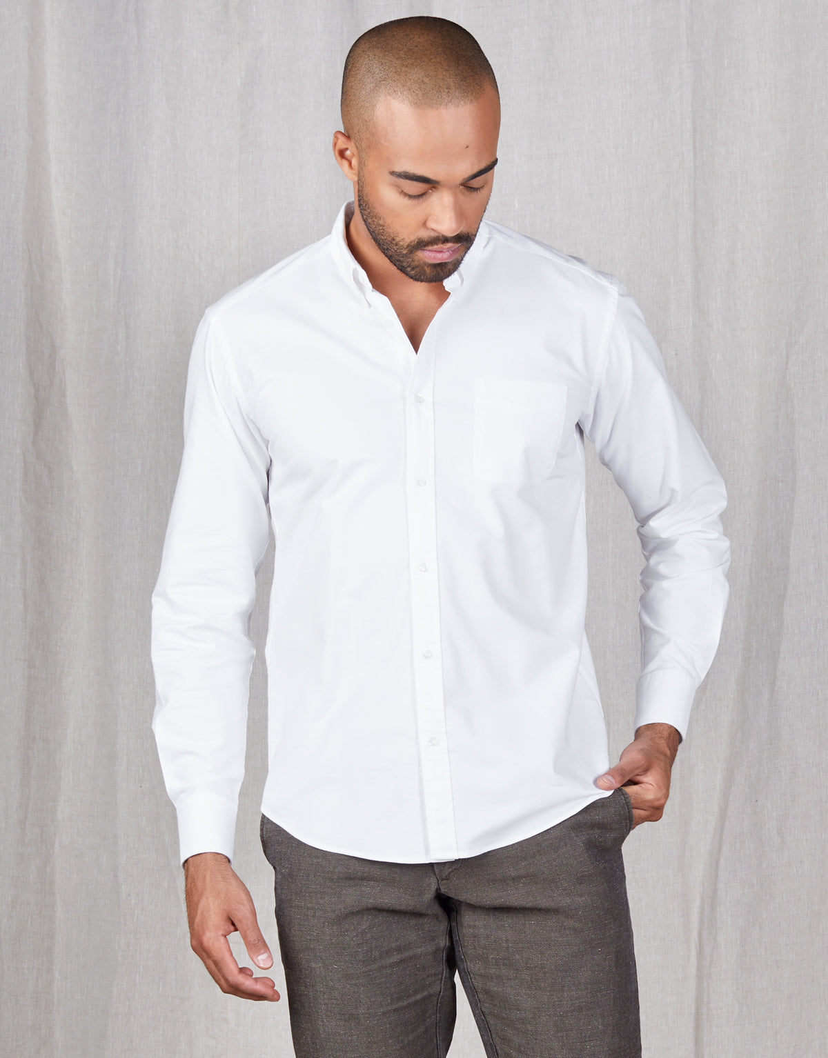 Ohope White Oxford Shirt – Rembrandt New Zealand
