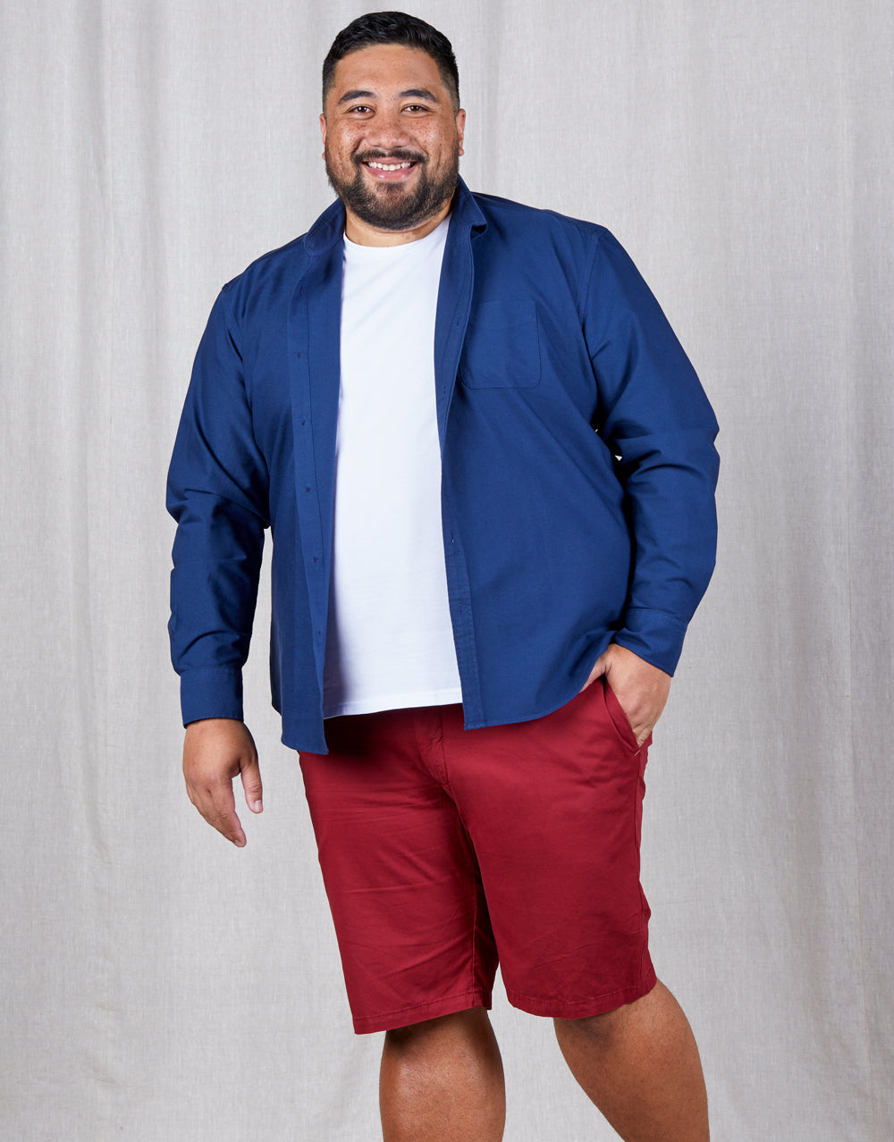 Johansen is 183cm wearing size 44