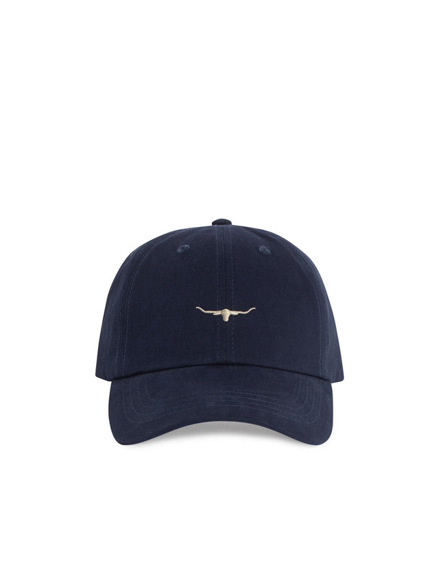 R.M. Williams Mini Longhorn Navy/Bone Cap