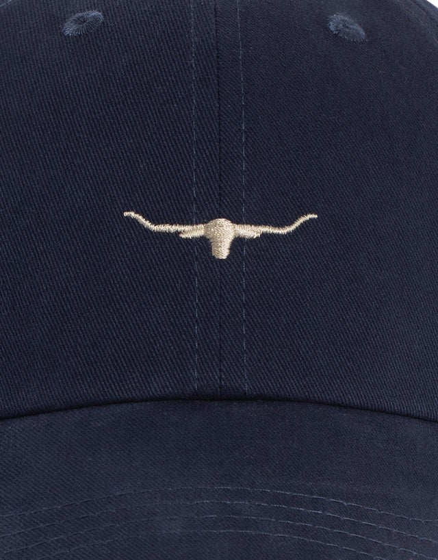 R.M. Williams Mini Longhorn Navy/Bone Cap