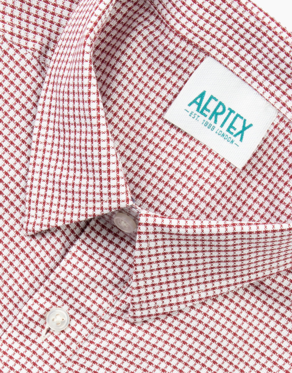 Aertex Taunton Wine Short Sleeve Polo Shirt
