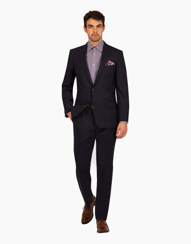 Lewis navy two trouser suit