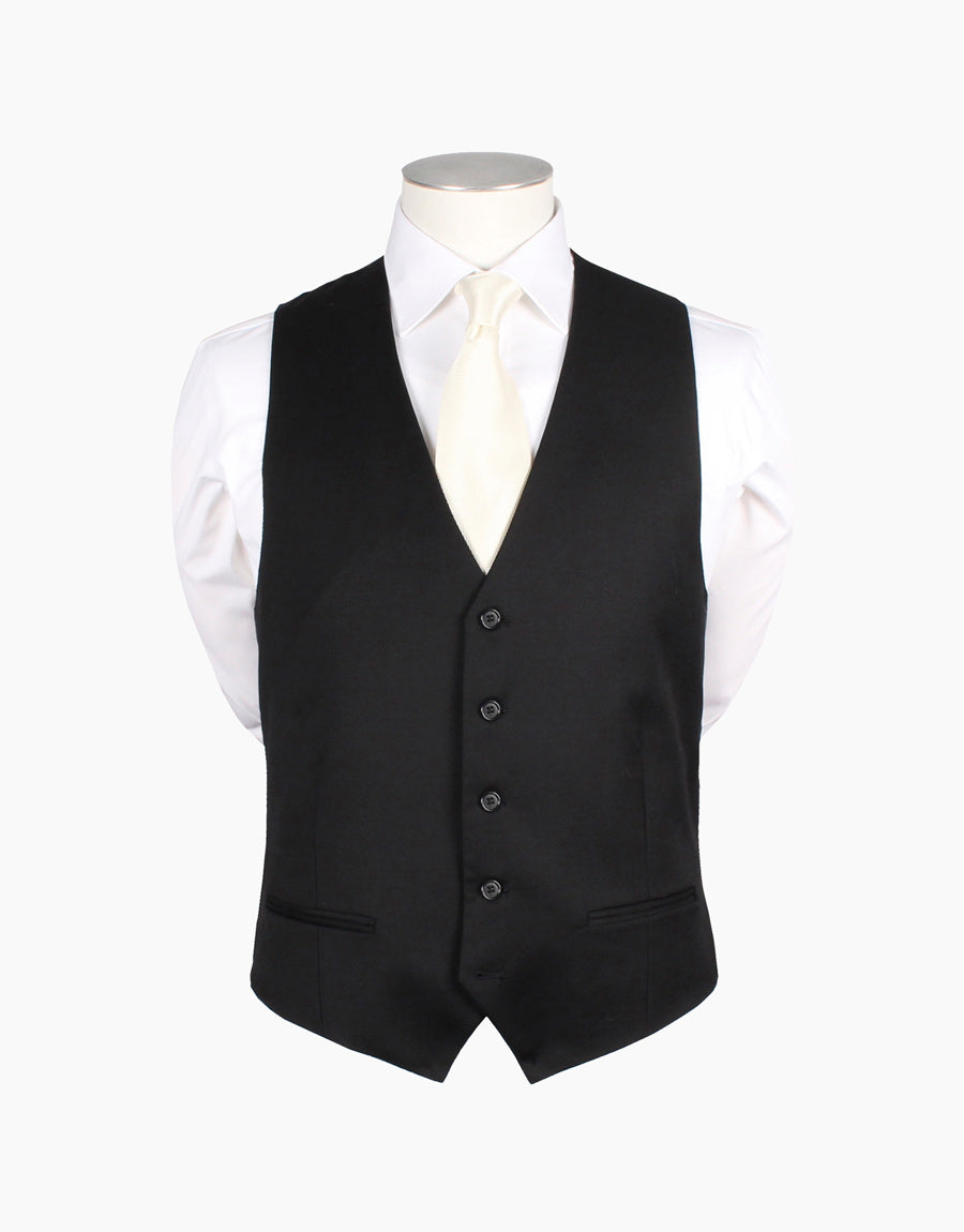 Hire Curtis Black Waistcoat