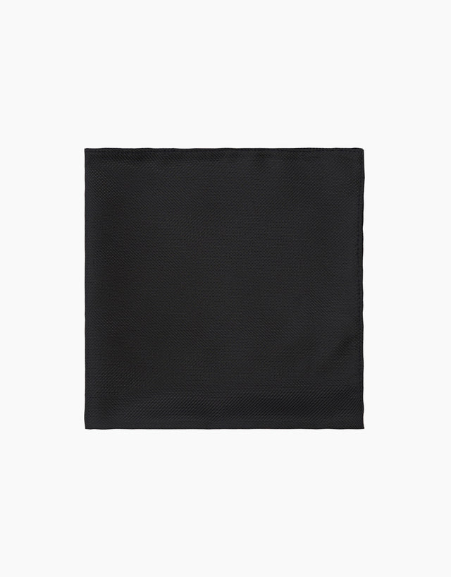 Black Texture Pocket Square