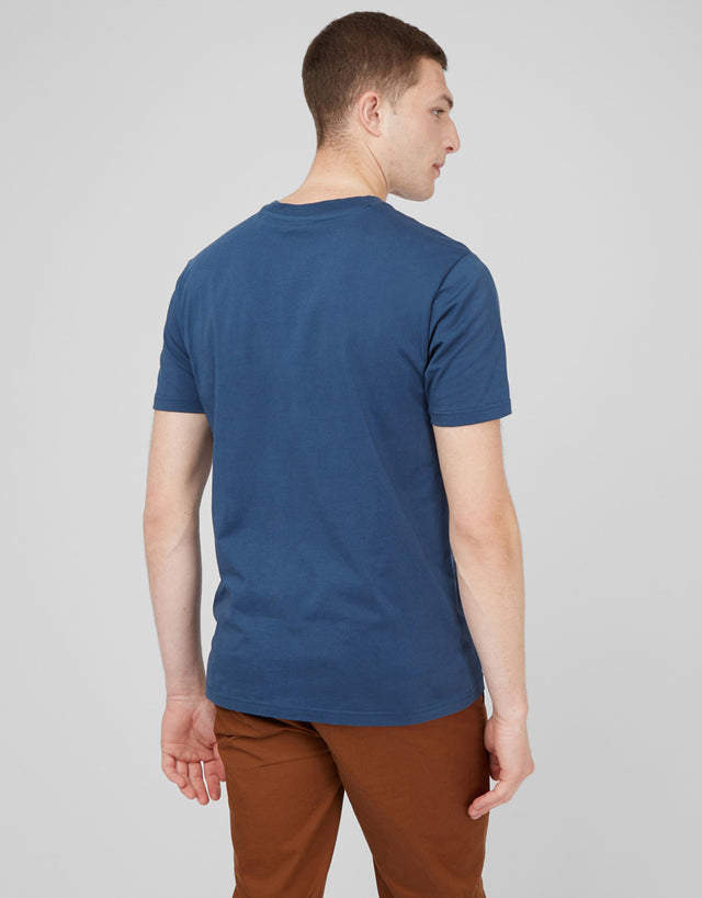 Ben Sherman Abstract Target Tee Dark Blue