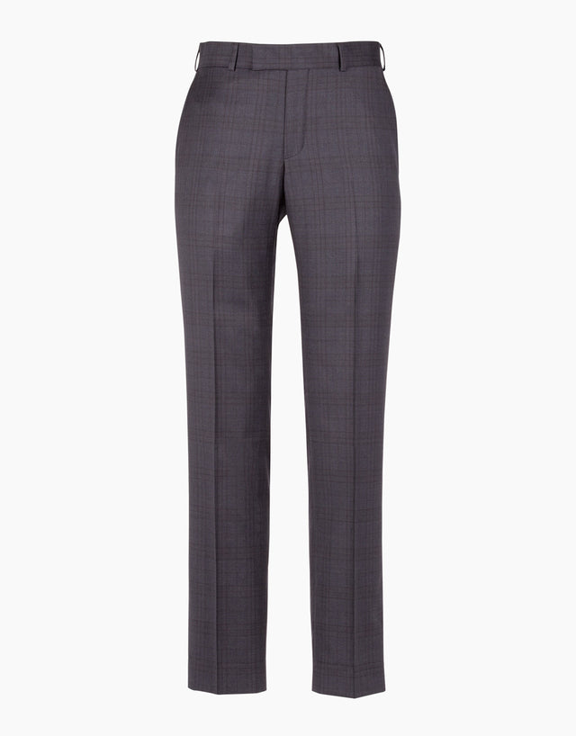 Lotus Navy Check Suit Trouser