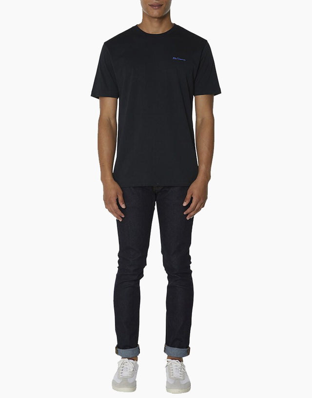 Ben Sherman black chest embroidery t-shirt