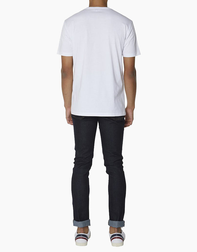 Ben Sherman white chest embroidery t-shirt
