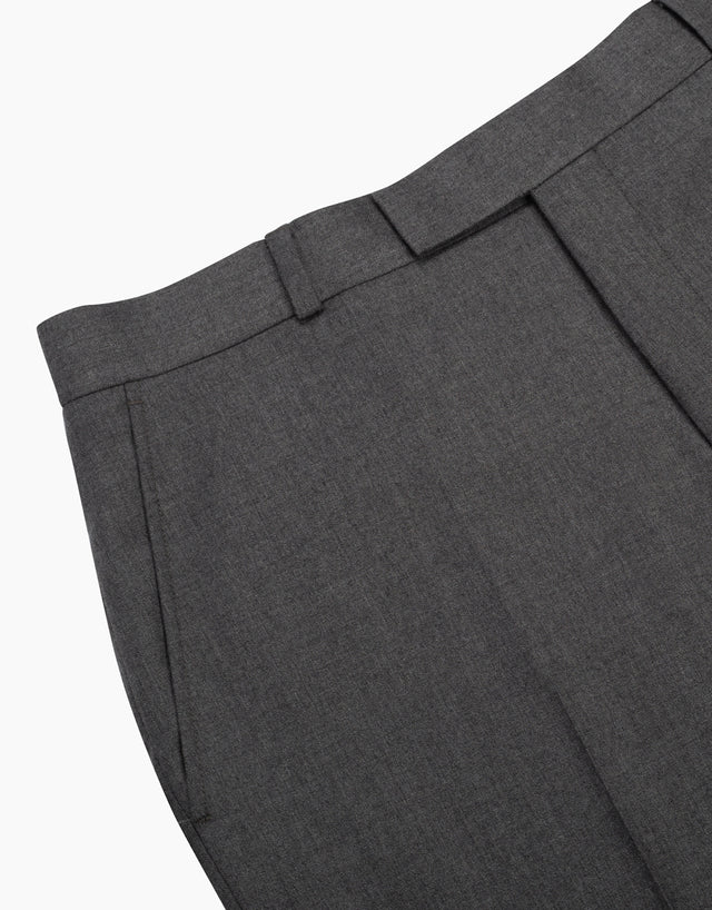 Lotus grey flannel trousers