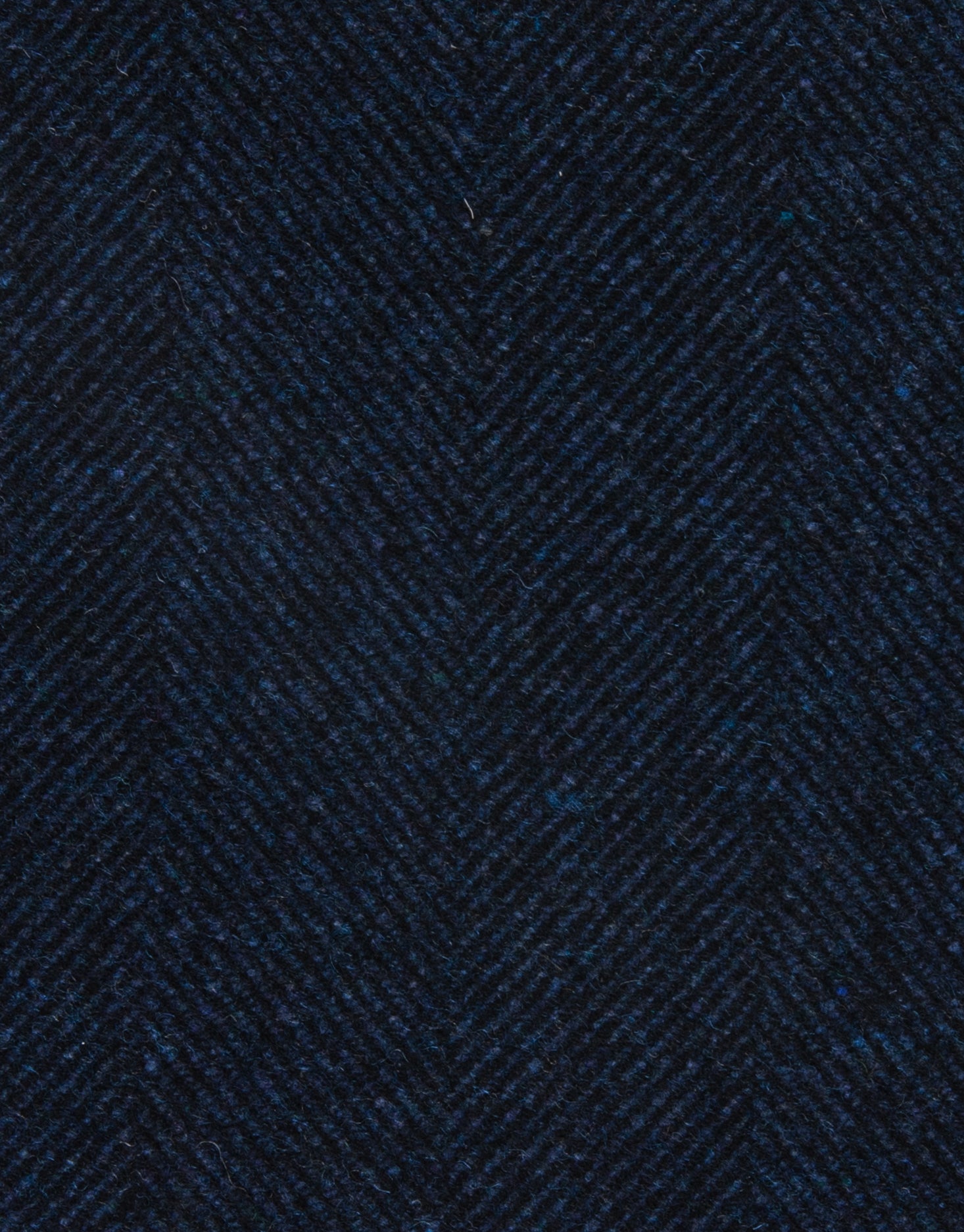 Compton Navy Herringbone Overcoat