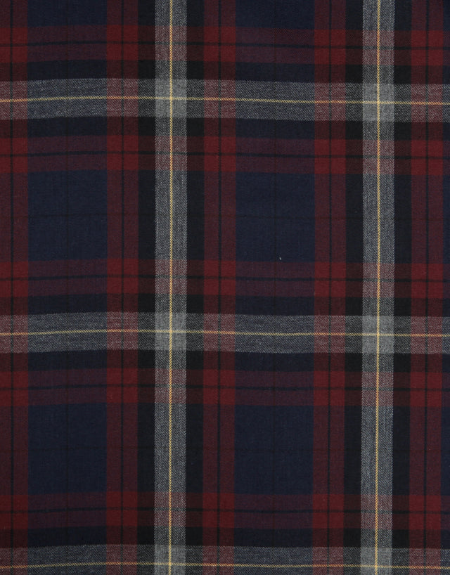 Ohope Red & Navy Check Flannel Shirt