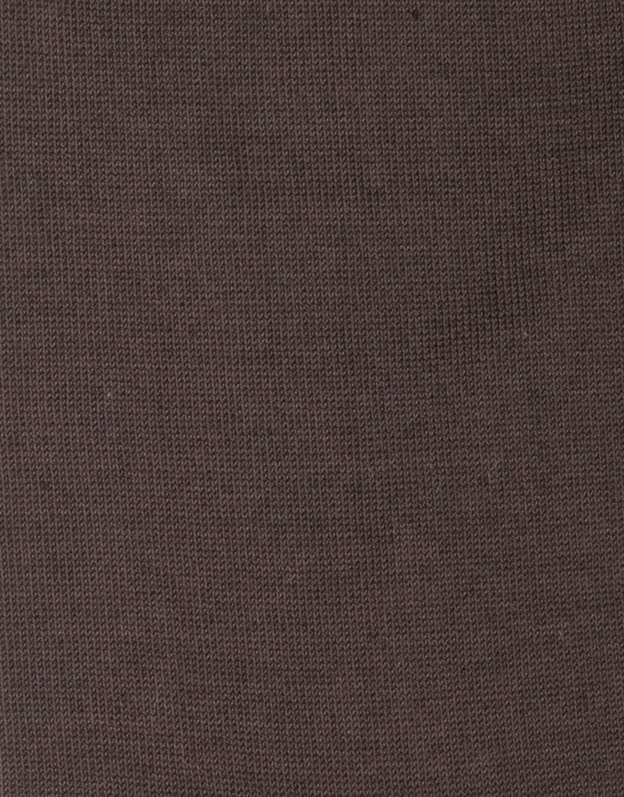 Chocolate Brown Plain Socks