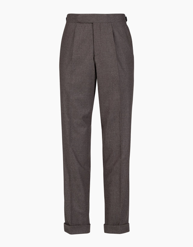 Evans Taupe Grey Flannel Trouser