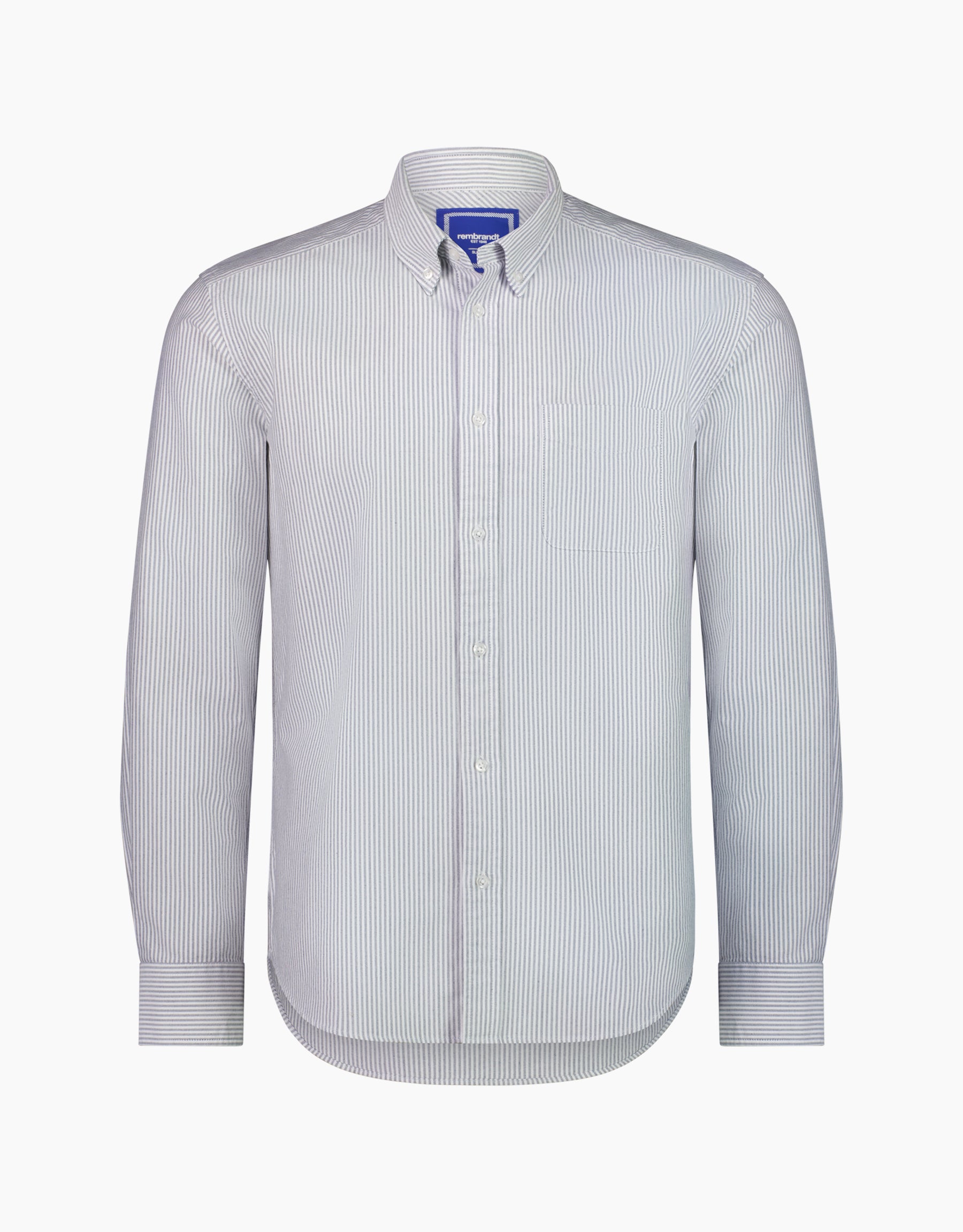 Ohope Black & White Striped Oxford Shirt