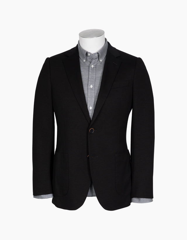 Pearse Black Jersey Suit