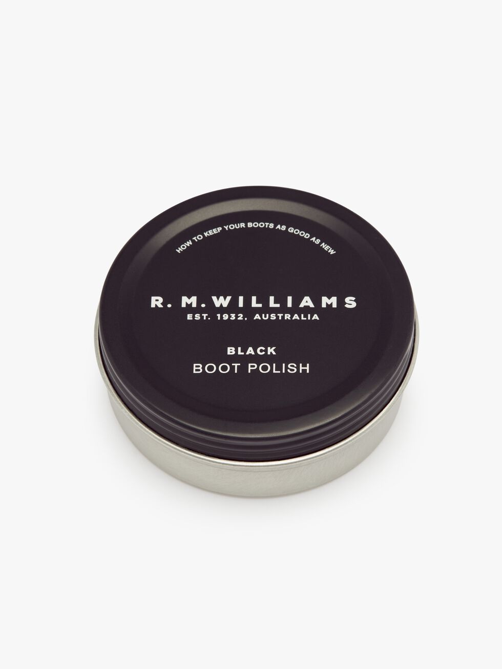 R.M. Williams Black Stockmans Boot Polish