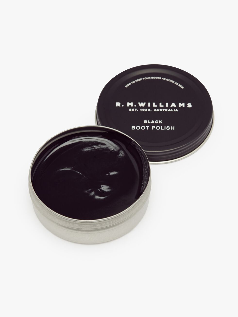 R.M. Williams Black Stockmans Boot Polish