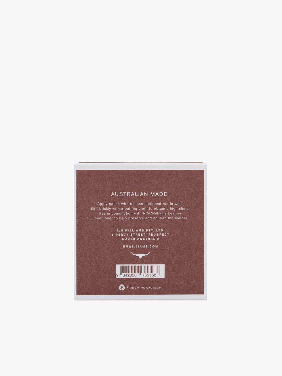 R.M. Williams Dark Tan Stockmans Boot Polish