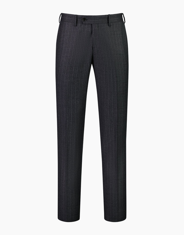 Cooper Charcoal Stripe Two Piece Suit