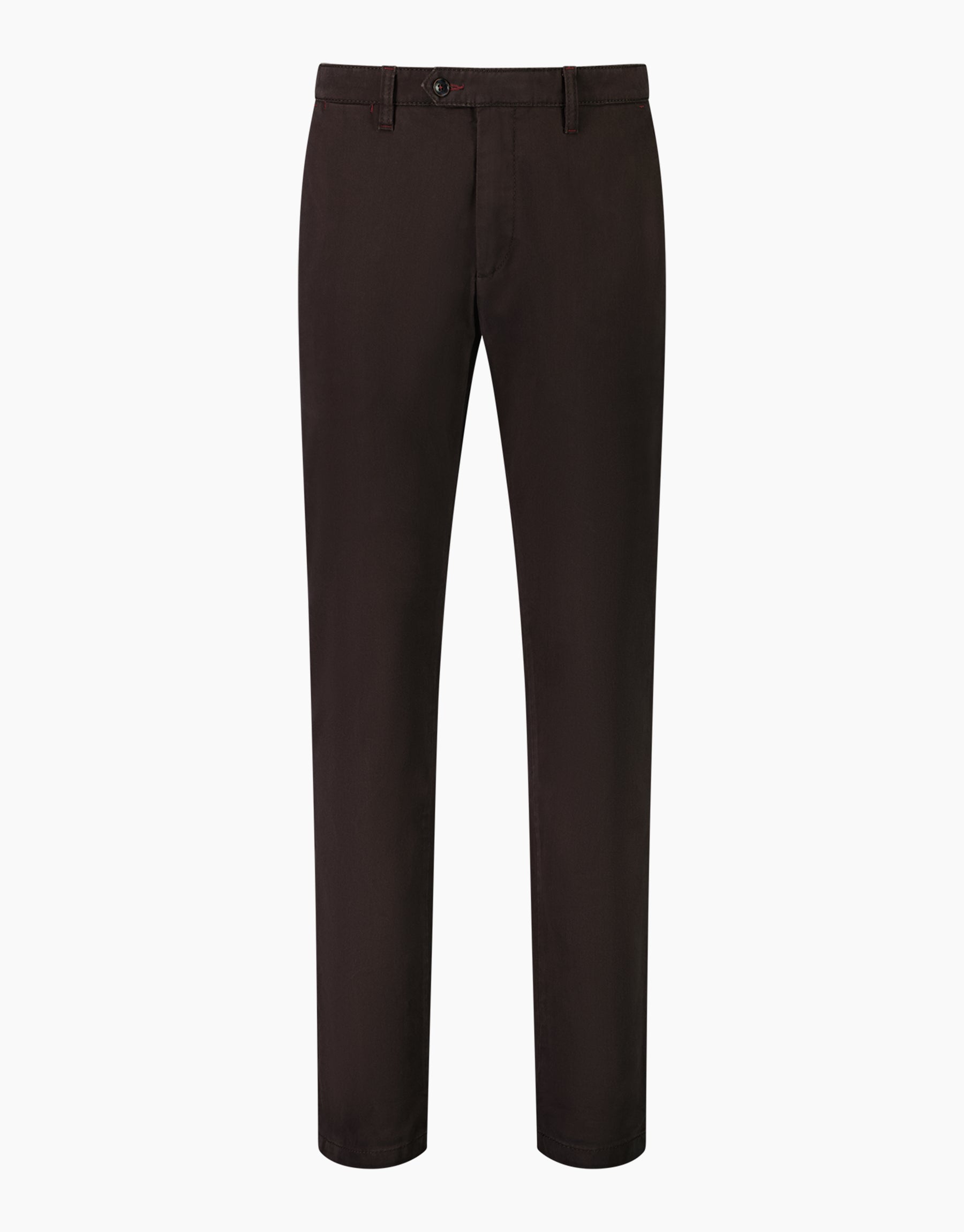 Soho Dark Brown Twill Chinos