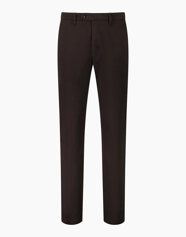 Soho Dark Brown Twill Chinos