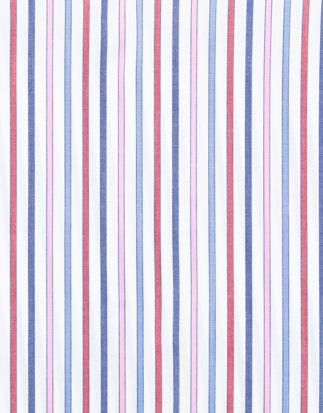 London Pink, Red & Blue Stripe Shirt