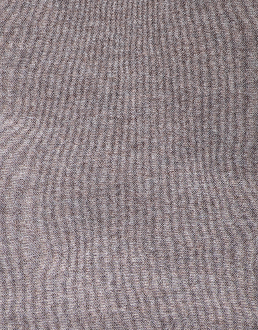 Wanaka Brown Roll Neck Jersey