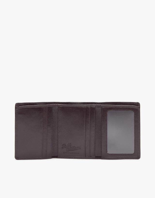 R.M. Williams Small Tri-Fold Chestnut Wallet