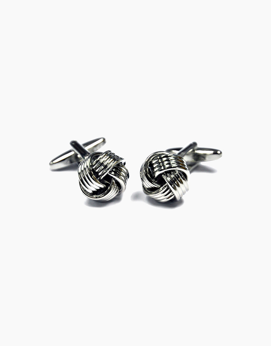 Silver Knot Cufflinks