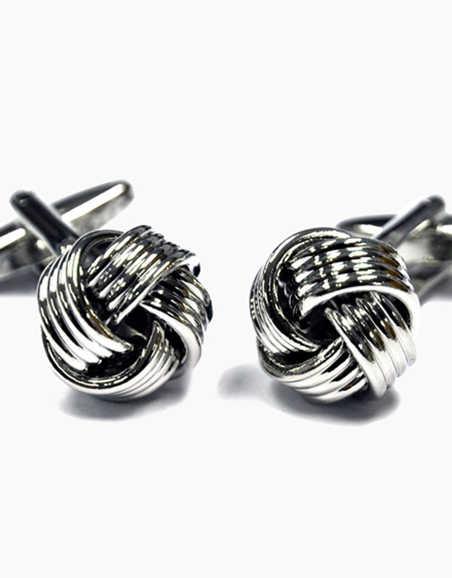 Silver Knot Cufflinks