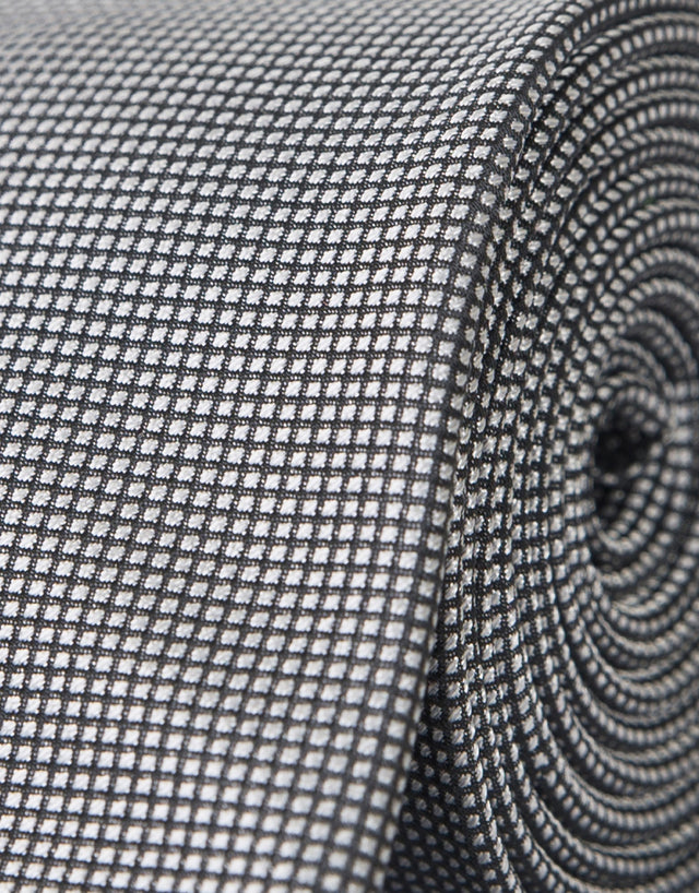 Grey Texture Tie