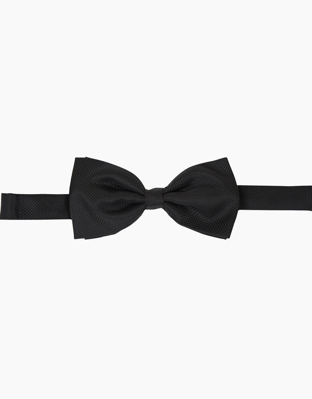 Black Texture Bow Tie