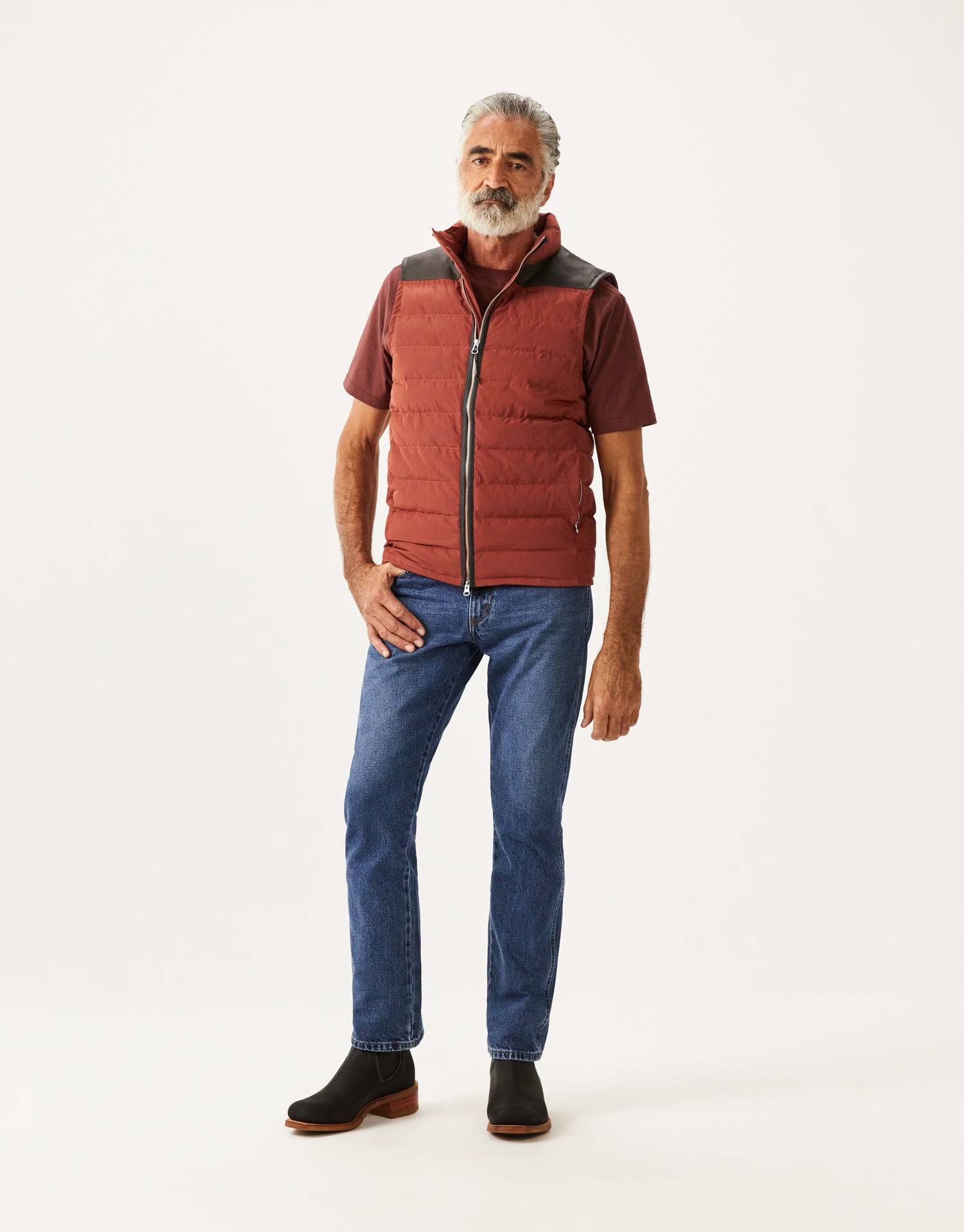 R.M.Williams Coorong Rust Vest