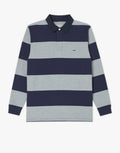 R.M. Williams Tweedale Navy/Grey Rugby Top