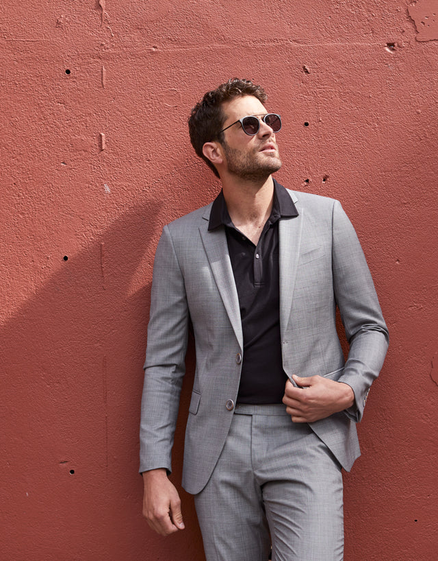 2 Piece Saint Ledger Grey Linen Suit (Pre order) – Abitto-USA