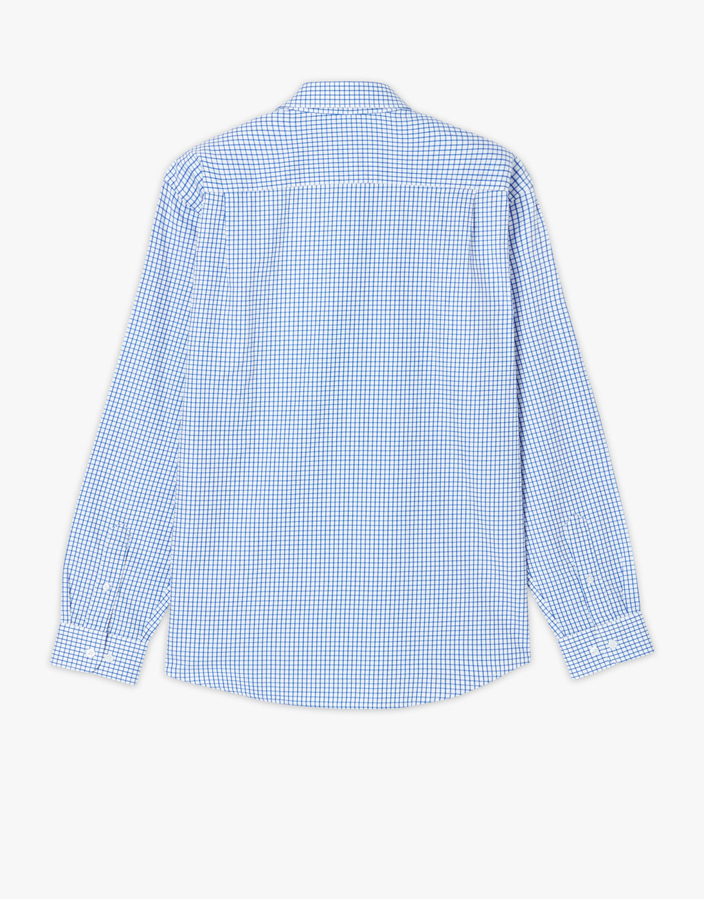 R.M. Williams Collins White & Blue Twill Check Shirt