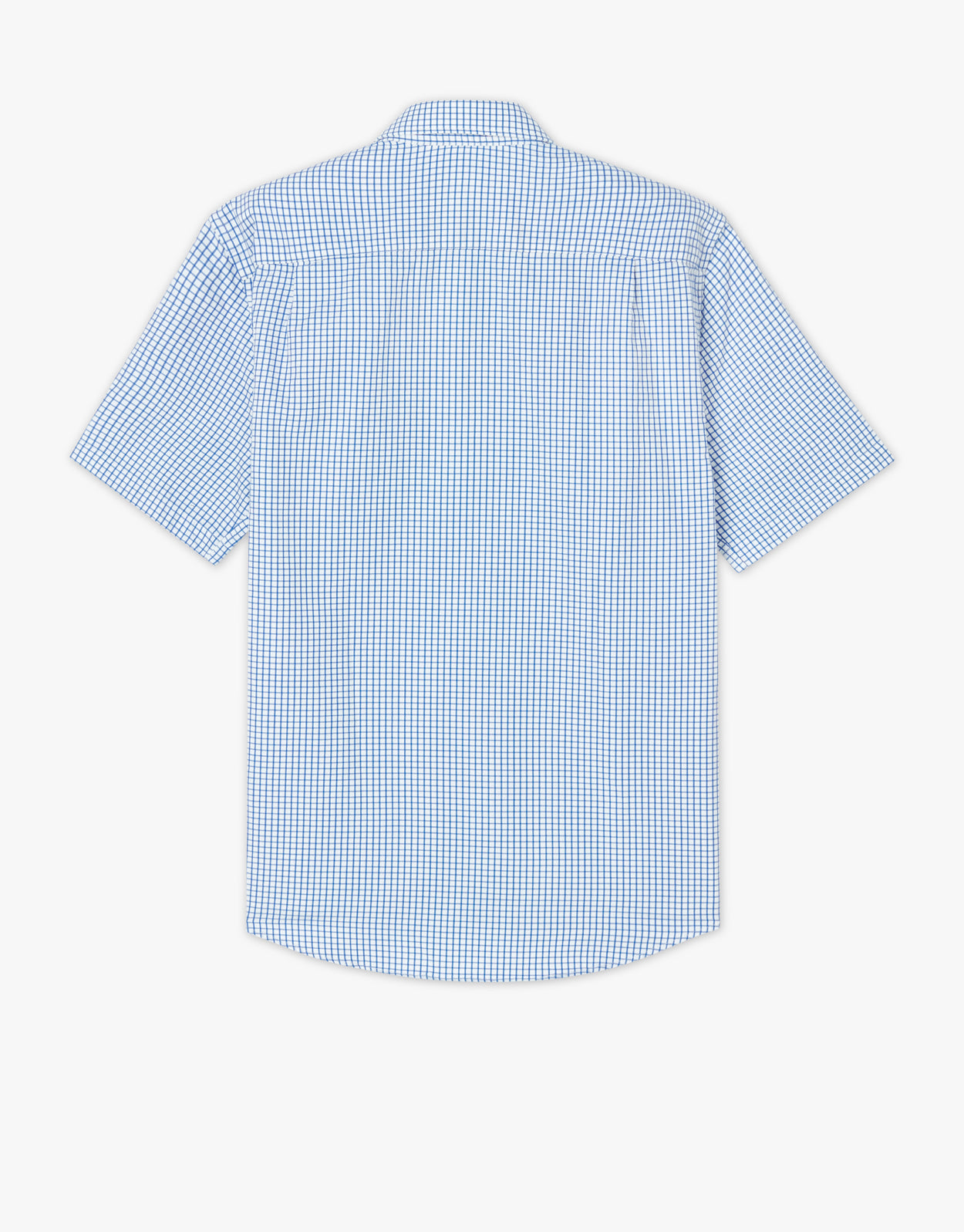 R.M. Williams Hervey White & Blue Short Sleeve Shirt