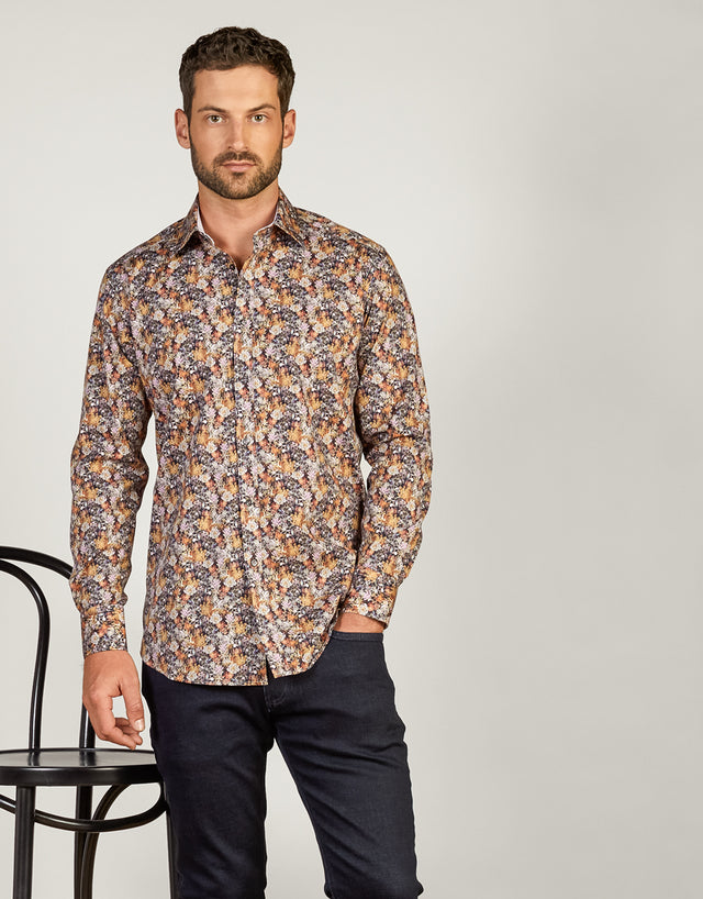 Barbican Brick Floral Print Shirt