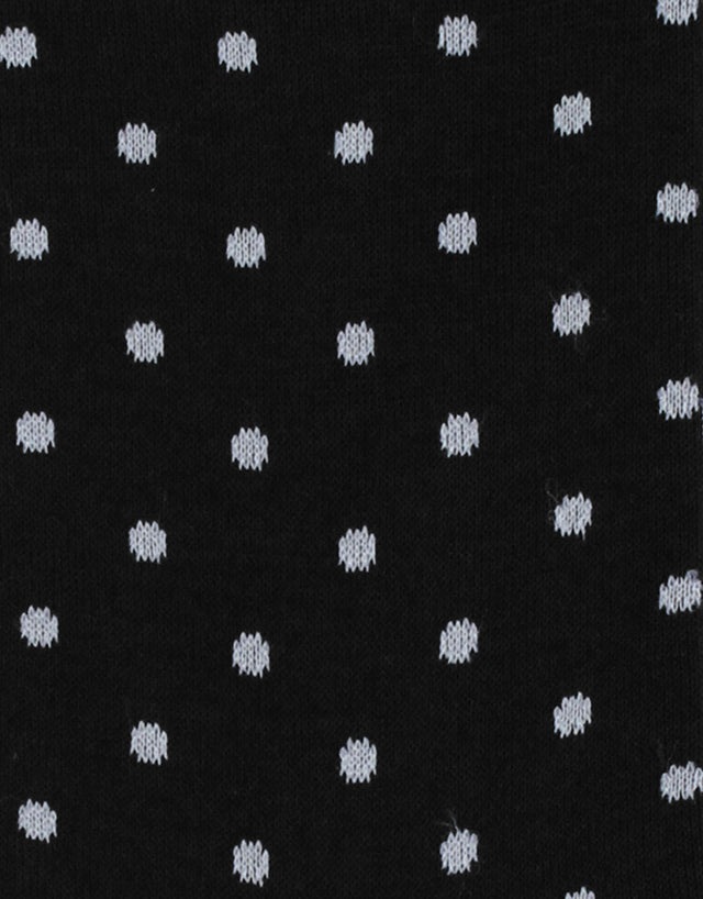 Black & White Polka Dot Socks
