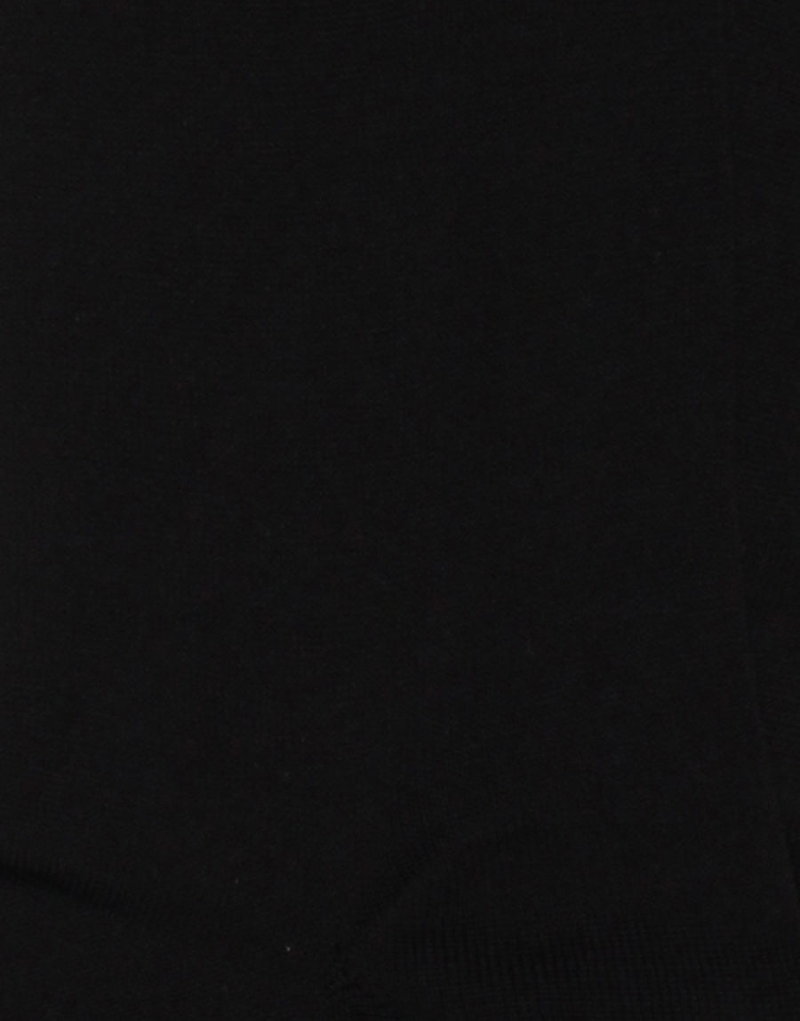 Black Plain Socks