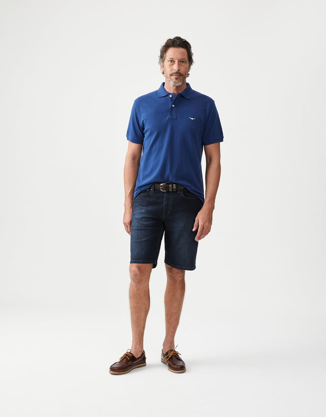 R.M. Williams Nicholson Indigo Stretch Denim Shorts