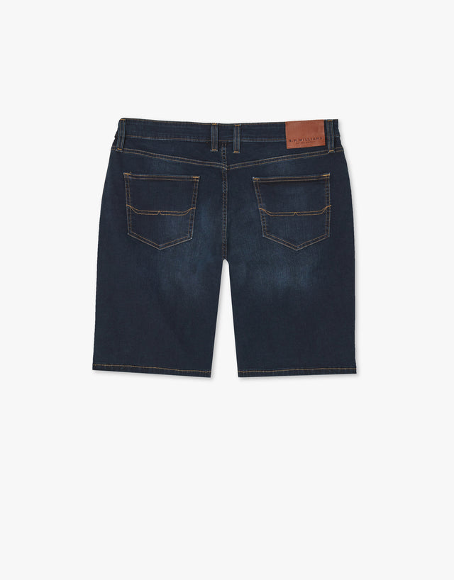 R.M. Williams Nicholson Indigo Stretch Denim Shorts