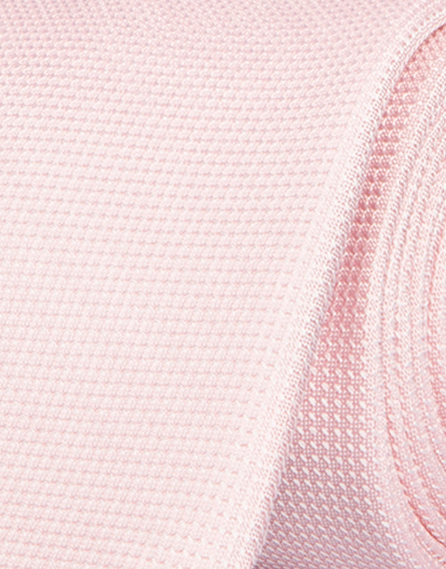 Plain Pale Pink Silk Tie