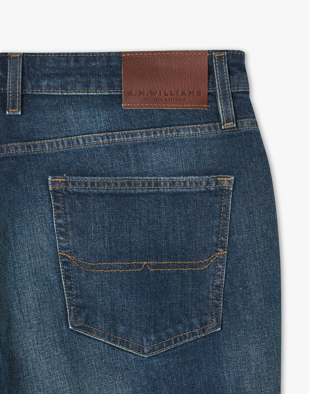 R.M. Williams Ramco Stretch Medium Wash Denim Jeans
