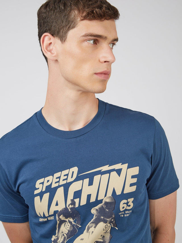 Ben Sherman Speed Machine Dark Blue T-Shirt
