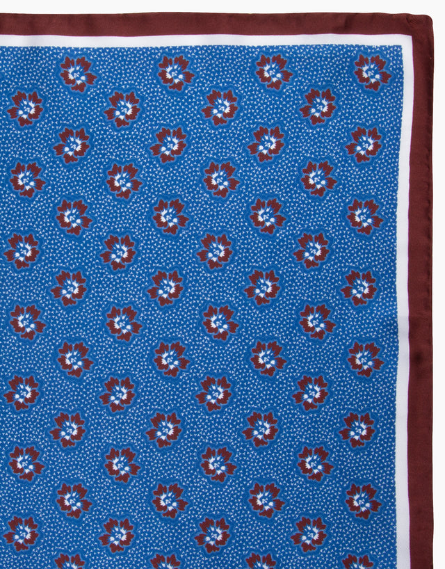 Gucci knitted silk pocket square, Blue