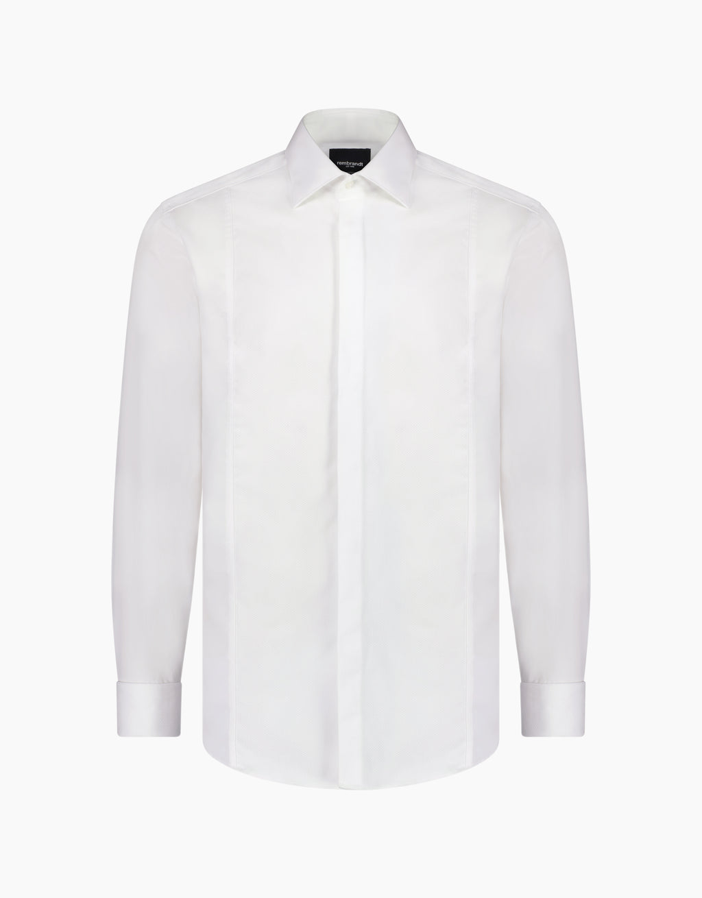 Avalon White Marcella Tuxedo Shirt